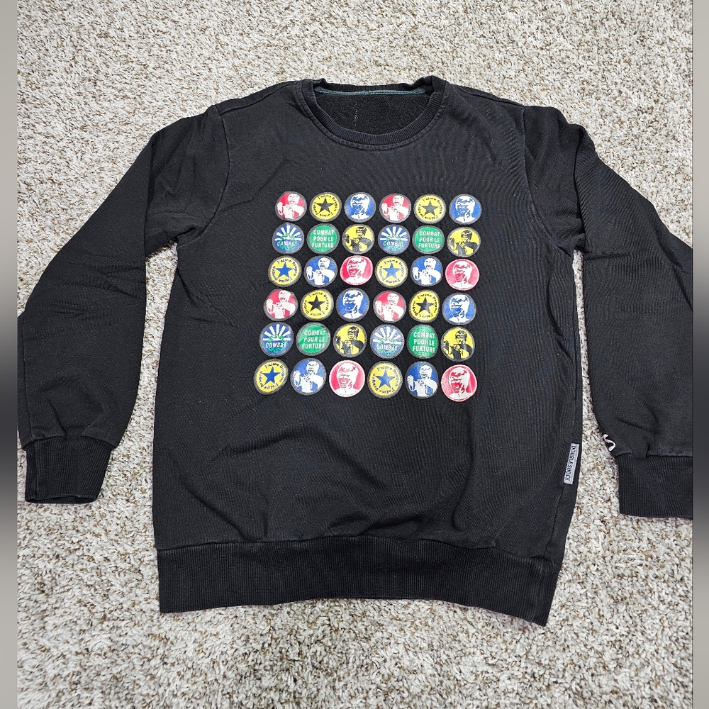 Double shock japanese brand bruce lee print sweater